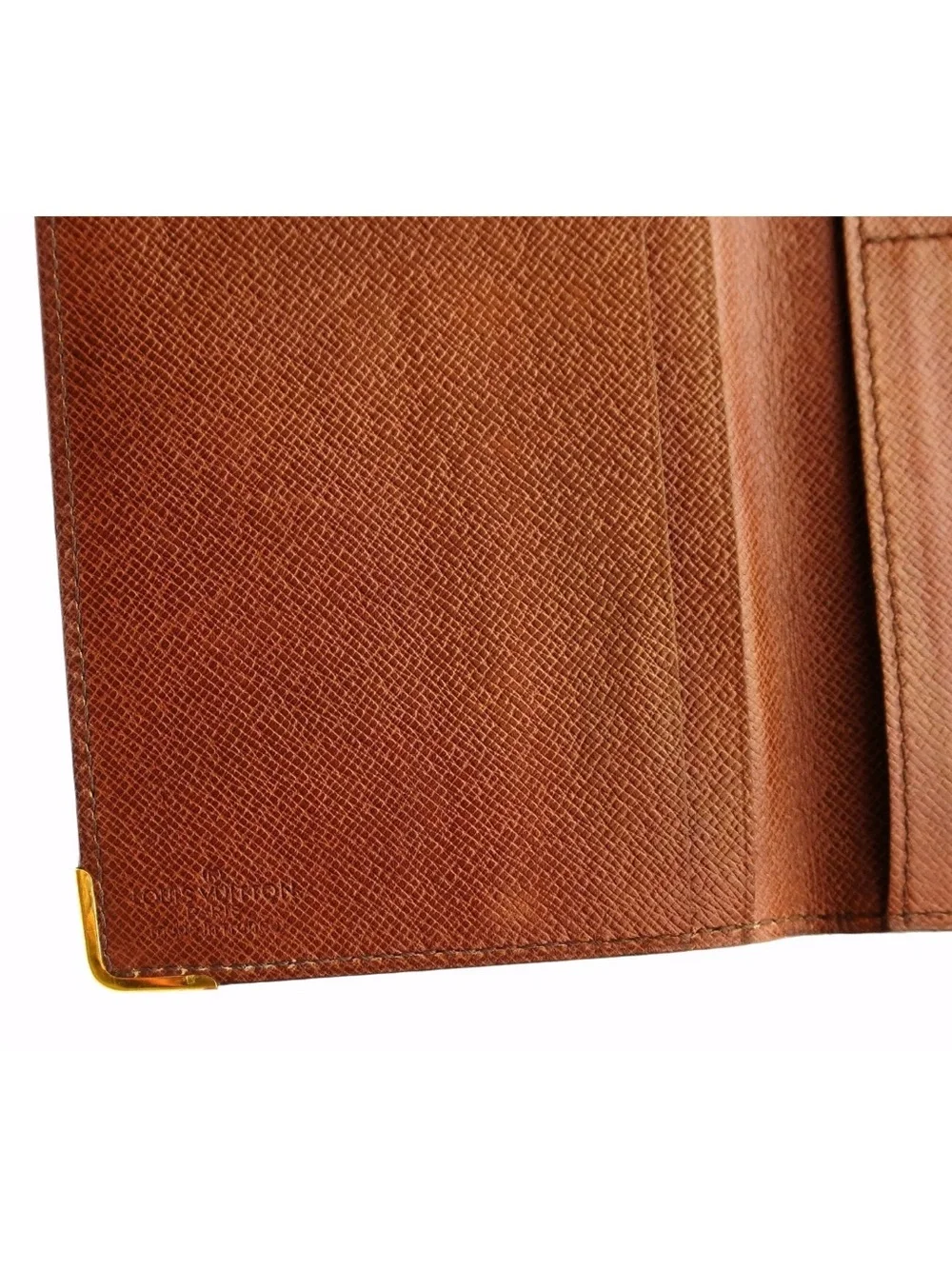 Authentic Vintage 1980s LOUIS VUITTON LV Monogram Leather Long Bifold Wallet